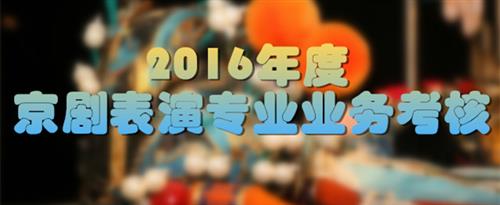 插入双腿进进出出小说国家京剧院2016年度京剧表演专业业务考...